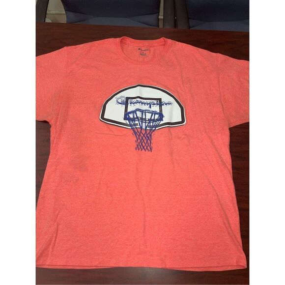 Champion Basketball Goal Graphic Short Sleeve Tee Size X-Large - Picture 1 of 9